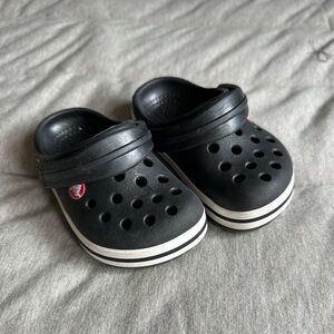 Crocs Classic Clog Black/White | Toddler Size C5